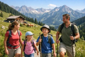 Almwanderung mit Kindern im Allgäu