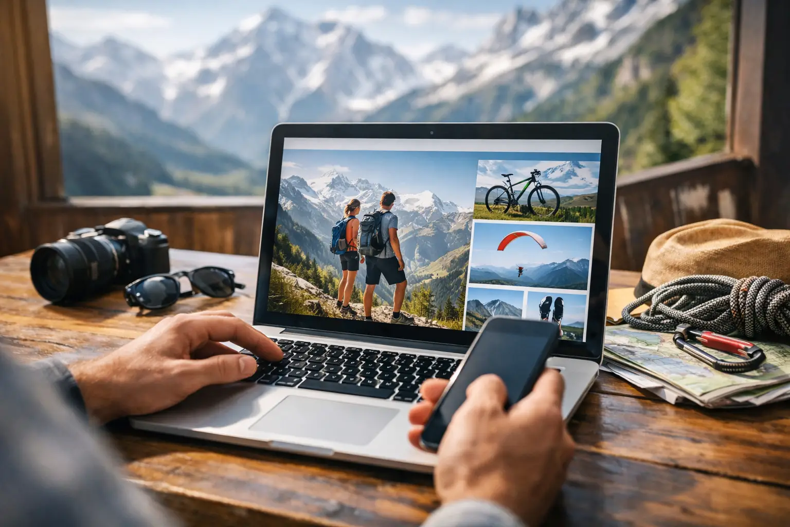 Alpen Aktivitäten online reservieren leicht gemacht