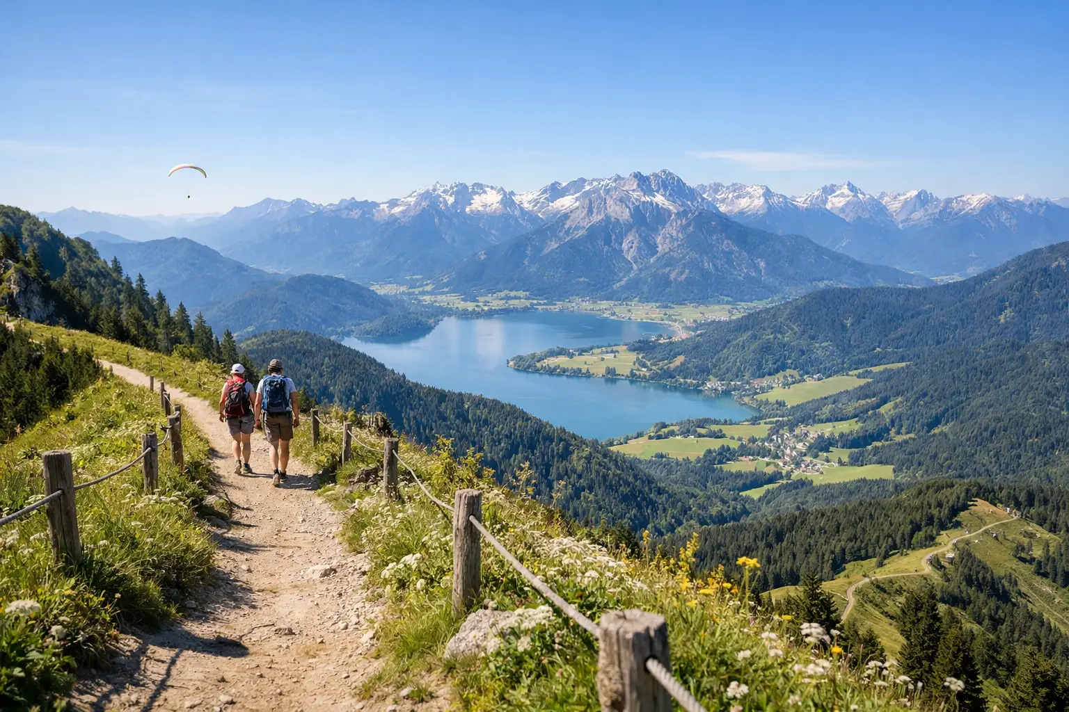 Die schönsten Panoramawege in Bayern erleben