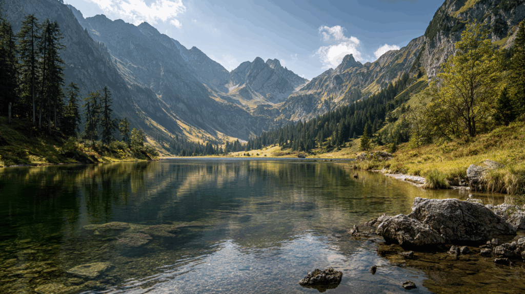 a realistic picture of Rotwand über Taubenstein (Spitzingsee)