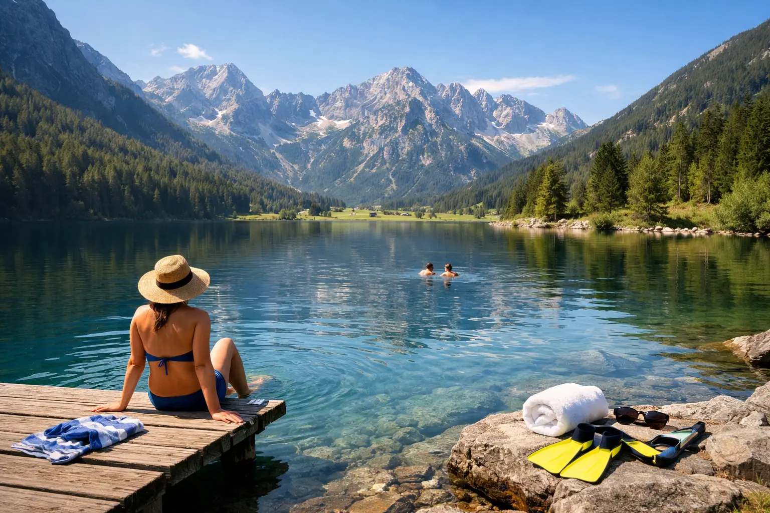 7 Seenrunden in den Alpen mit Badepause