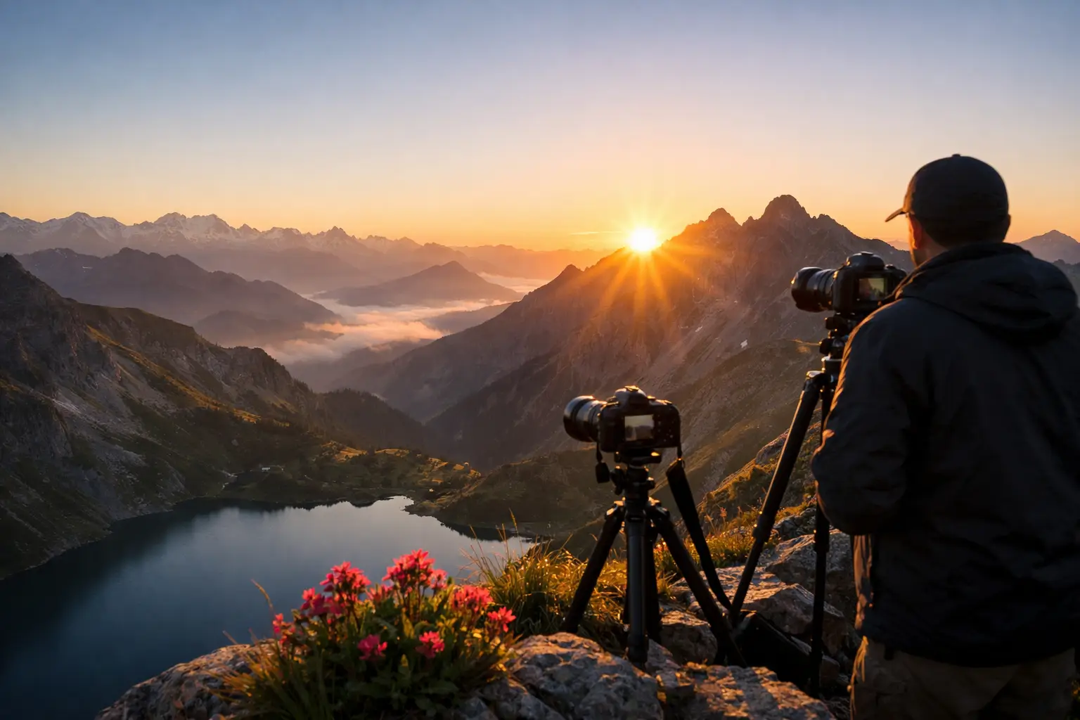 9 Fotospots für Sonnenaufgang in den Alpen