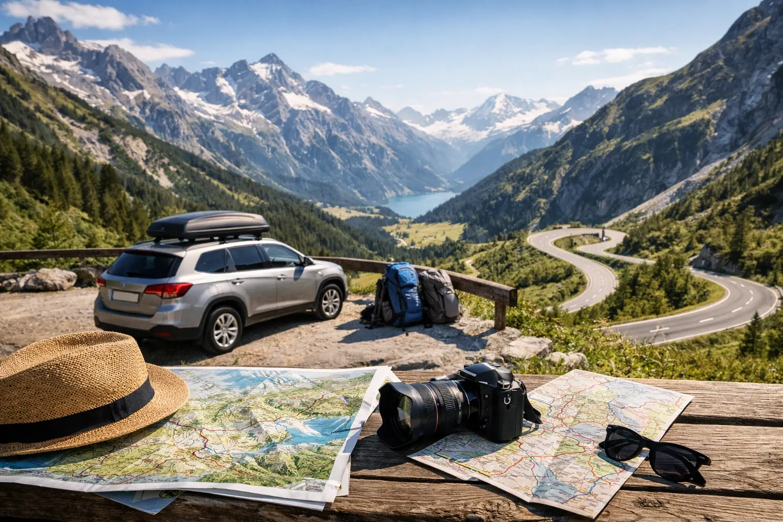 Alpen-Roadtrip Route: 7 Tage Planung