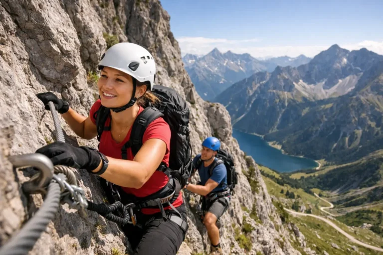 Klettersteig für Einsteiger in den Alpen