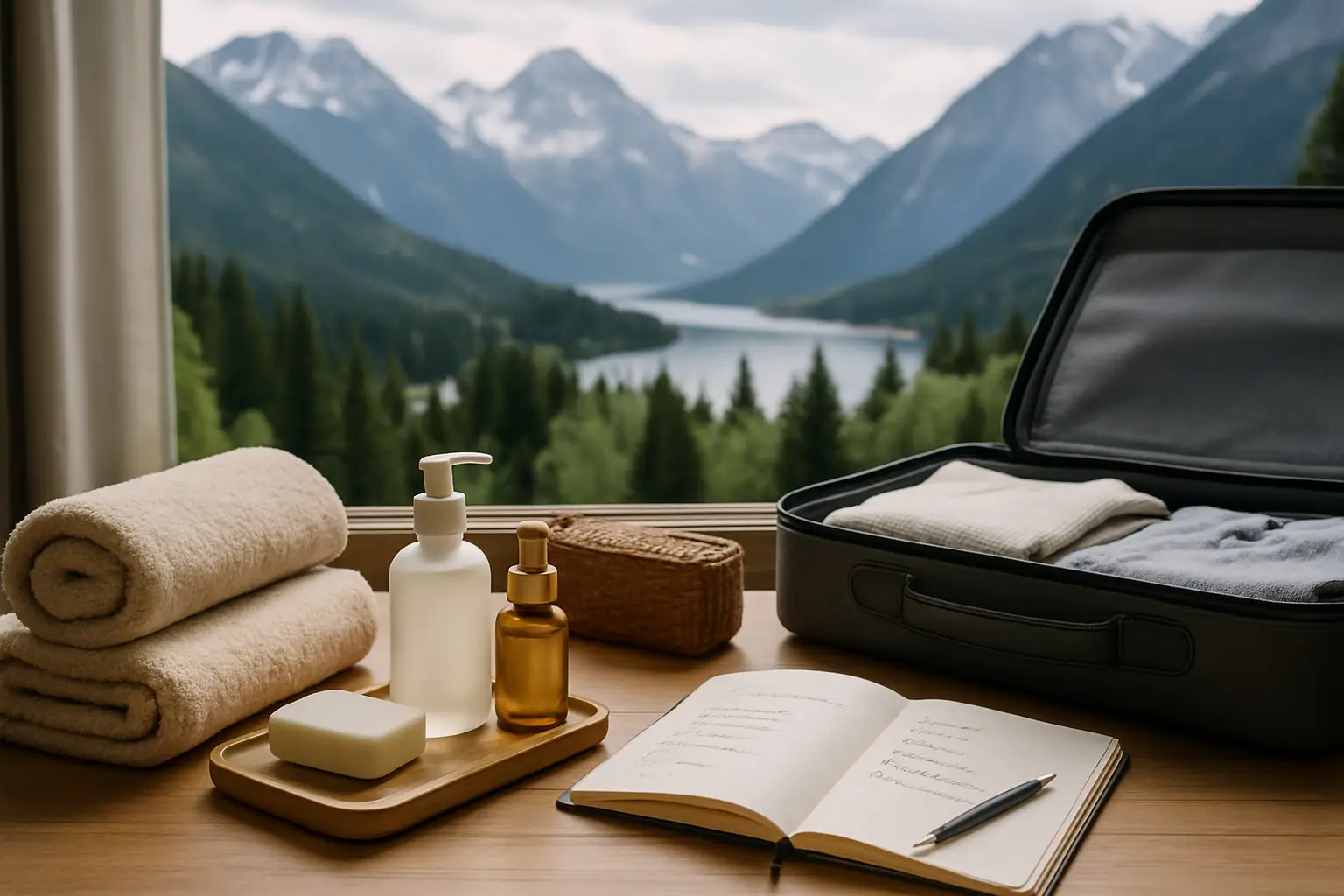 Wellnesswochenende in den Alpen: Packliste + Plan