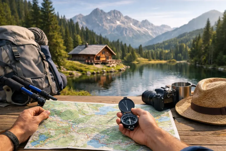 Wandertour mit Hütte und See richtig planen