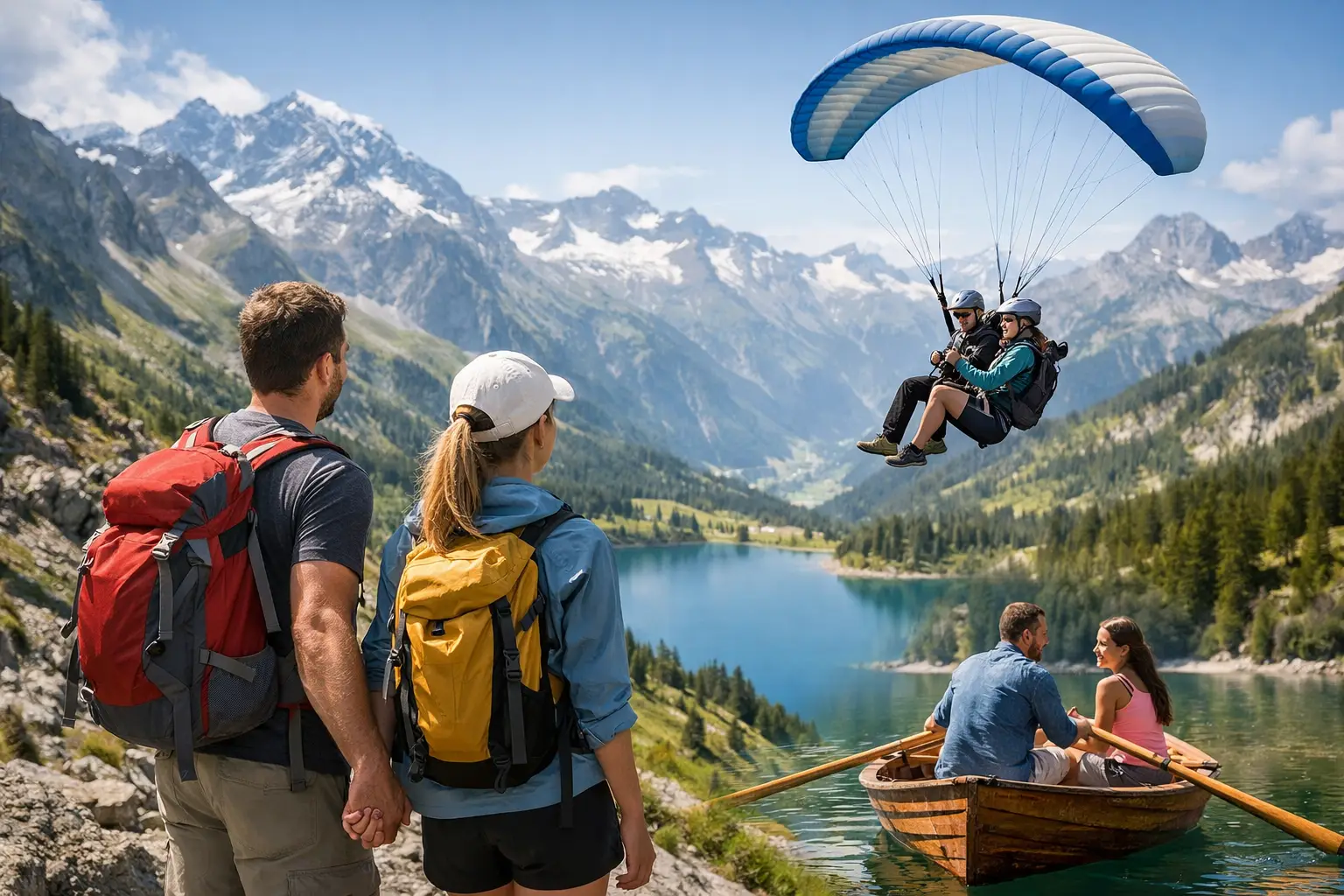 Buchbare Alpen-Aktivitäten für Paare
