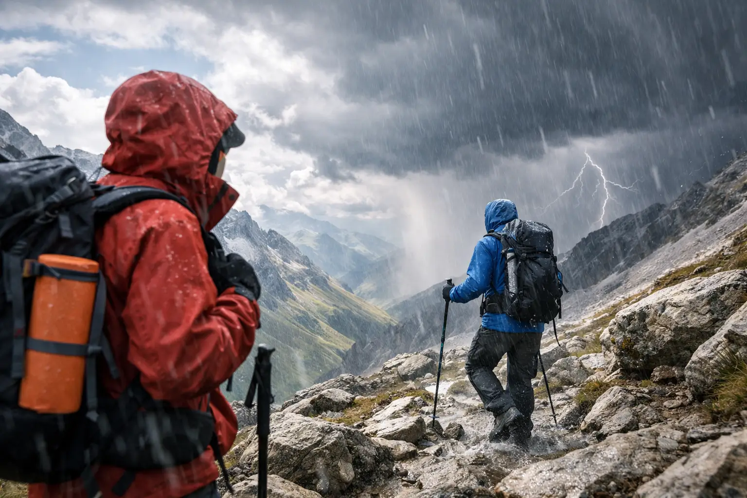 Was tun bei Wetterumschwung auf Bergtour?