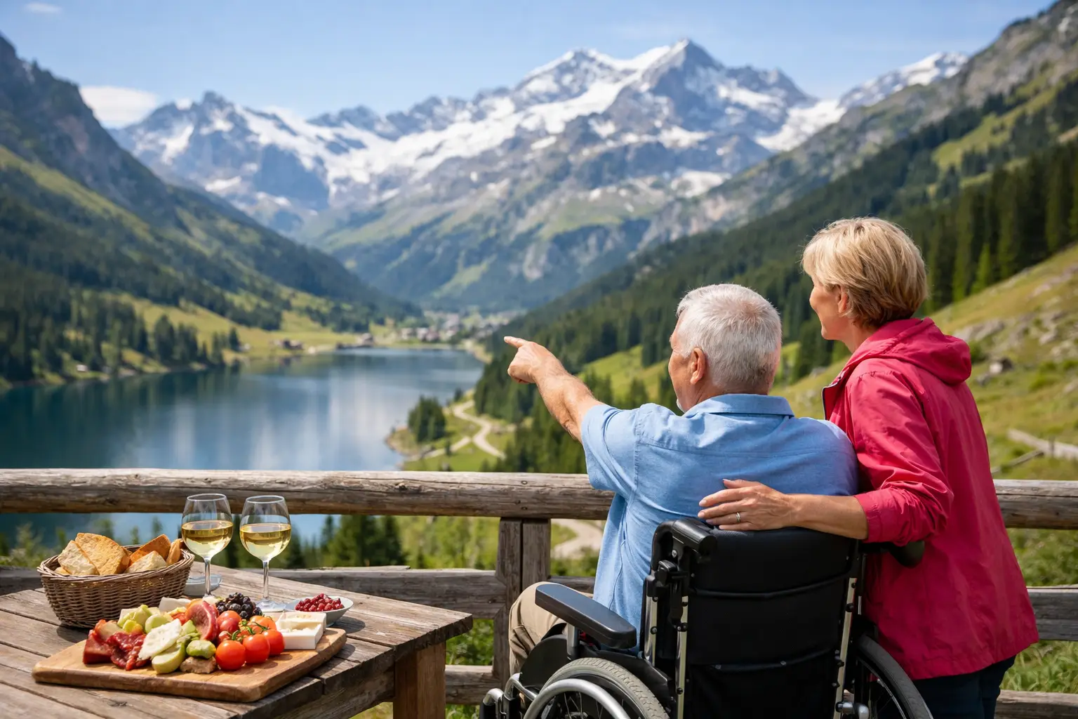Barrierefreie Alpen-Ausflüge planen mit Genuss
